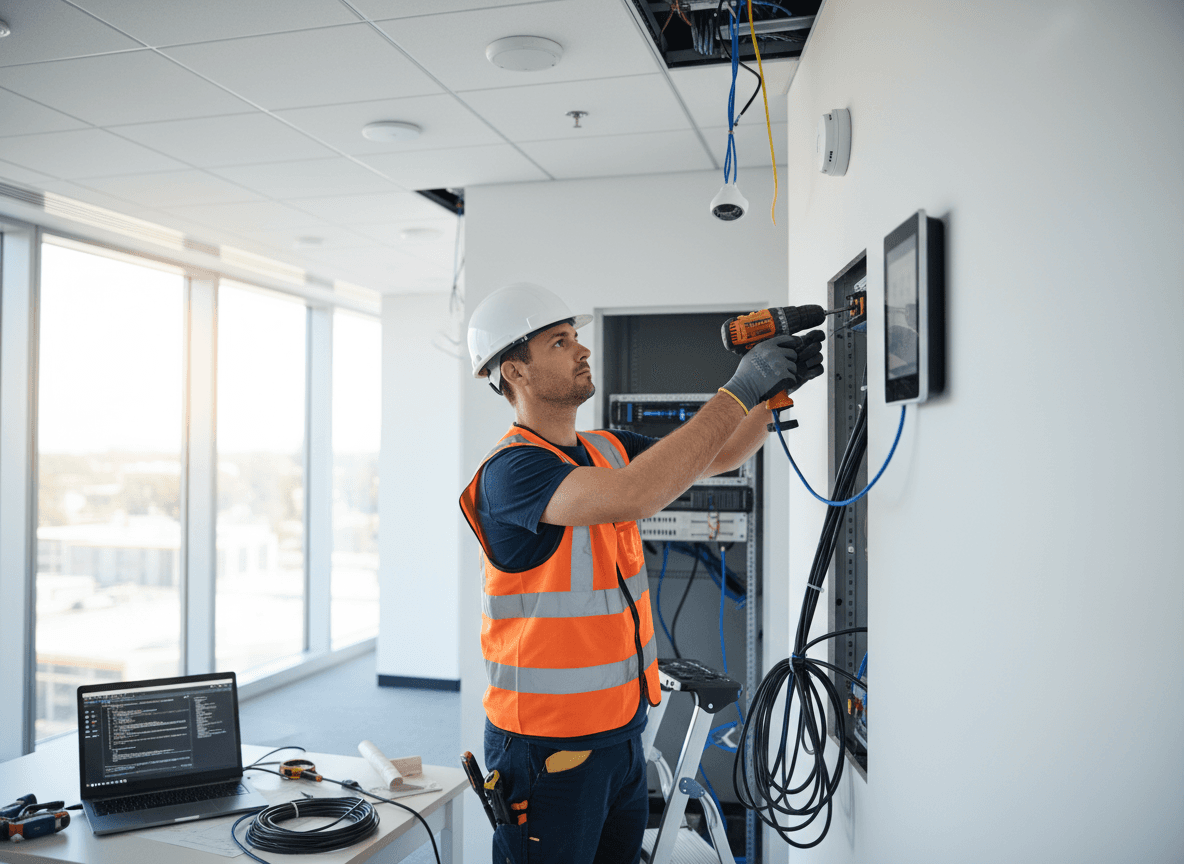 Installation of smart building automation system